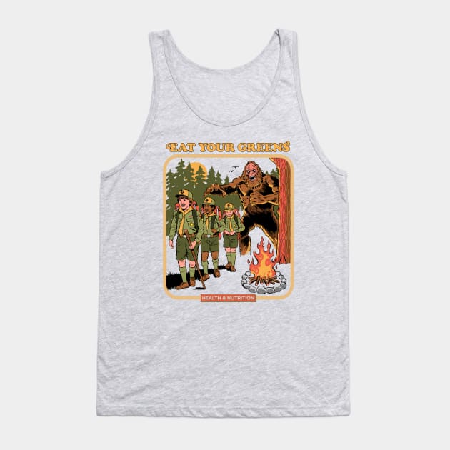 Eat Your Greens Tank Top by Steven Rhodes